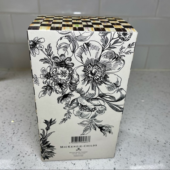 MacKenzie-Childs Wine Tote & Moose Bottle Stopper - Picture 10 of 10